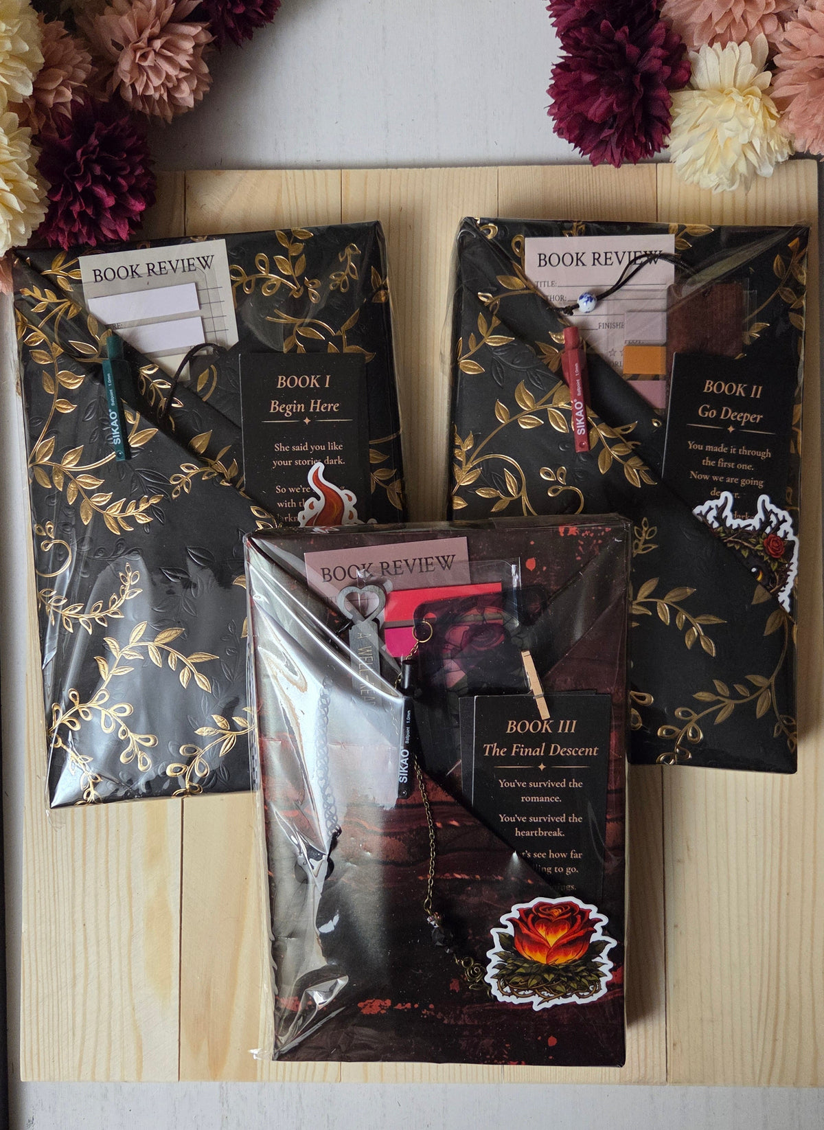 The Black Thorn & Ember Custom Book Box