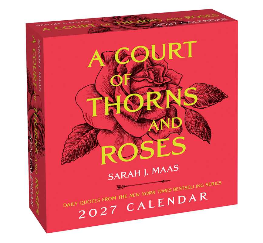 A Court of Thorns and Roses 2027 Day-to-Day Calendar : Sarah J.  Maas